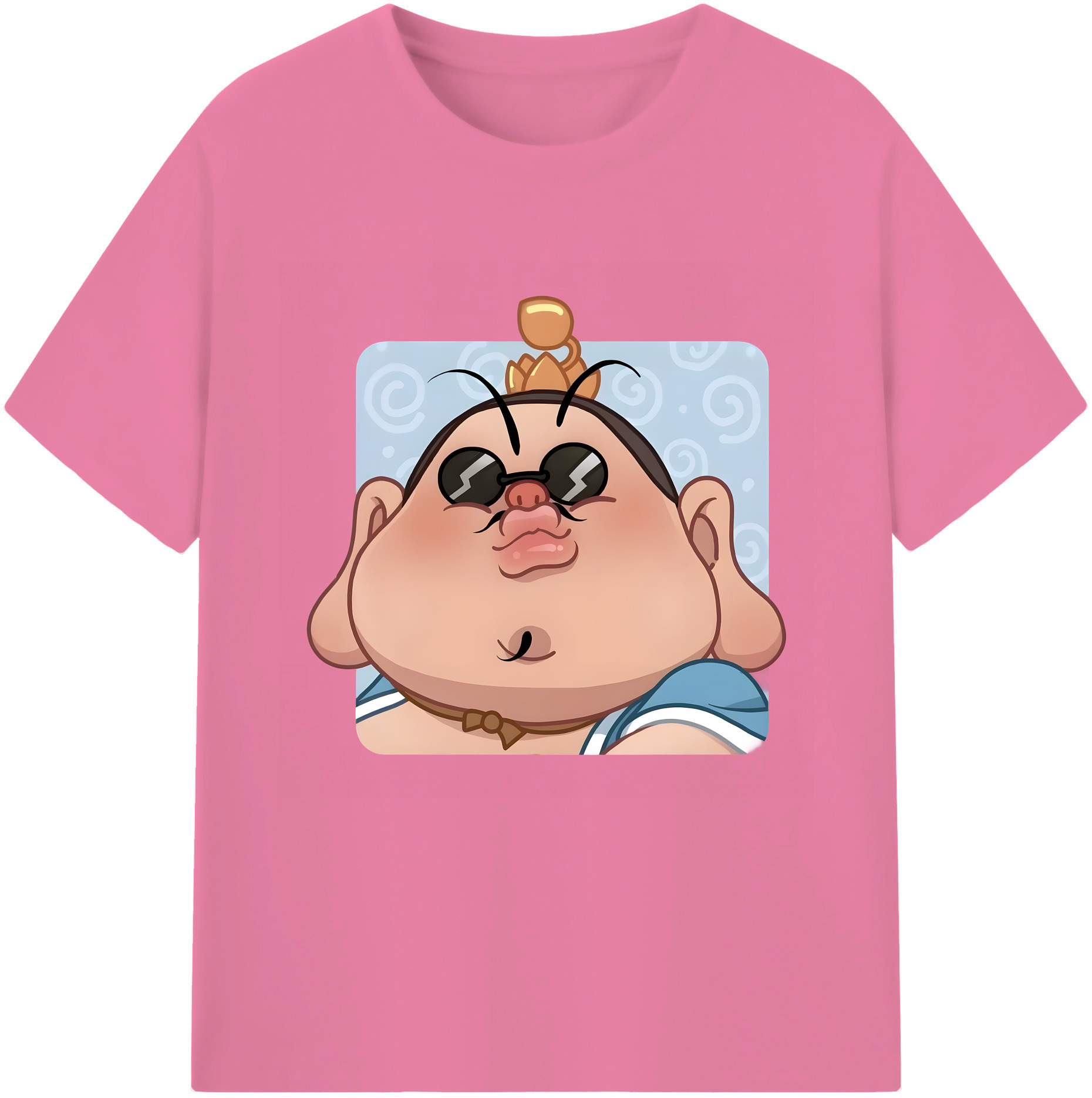 （画像用） Ne Zha 2 ナタ 魔童の大暴れ 綿100％半袖Tシャツ（フロントプリント）